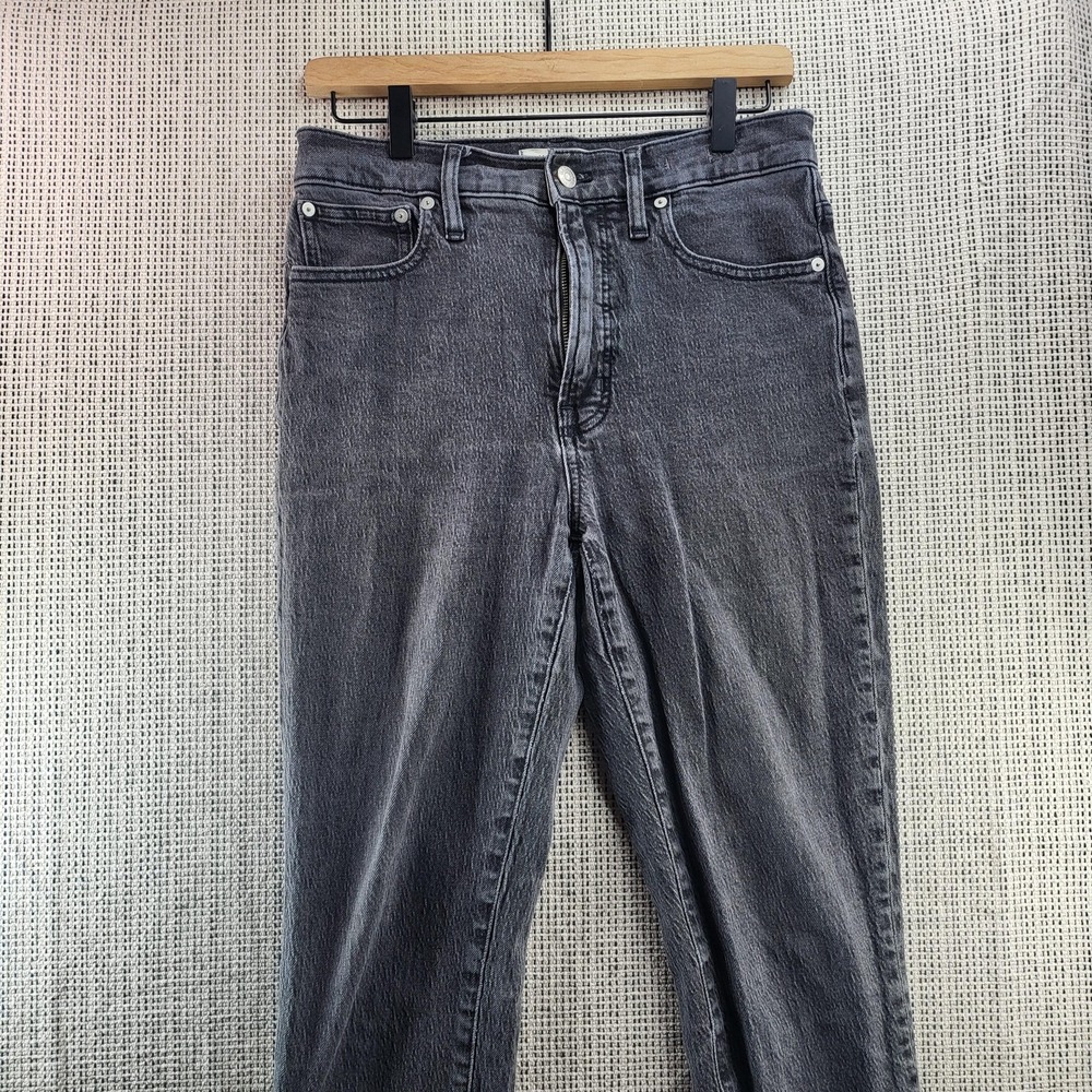 Madewell Jeans Womens 27 Gray The Perfect Vintage Jean High Rise Mom Denim